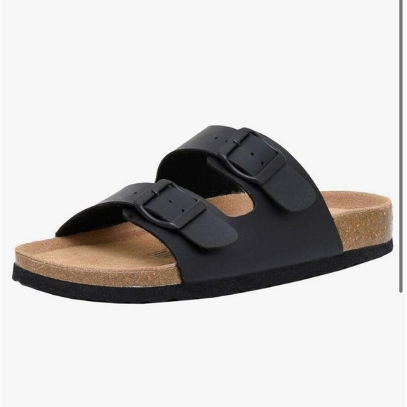 CUSHIONAIRE Women's Landon Cork Sandal - Comfort Footbed With Adjustable Straps
